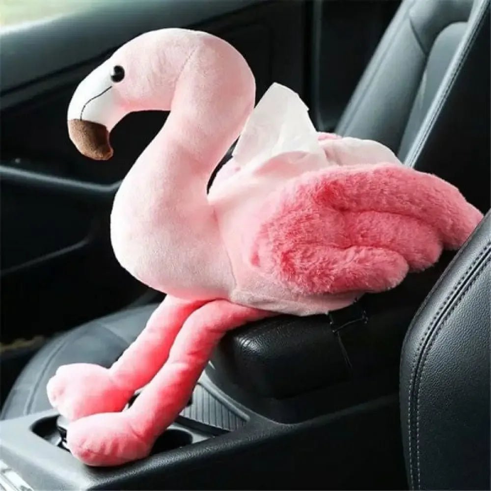 Flamingo Tissue Box