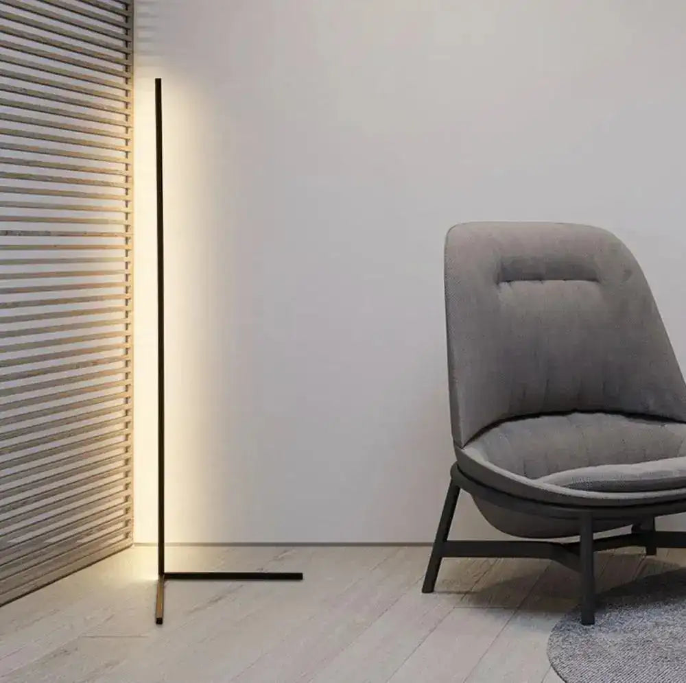 Smart Corner Floor Lamp - LED Light with App & Remote Control