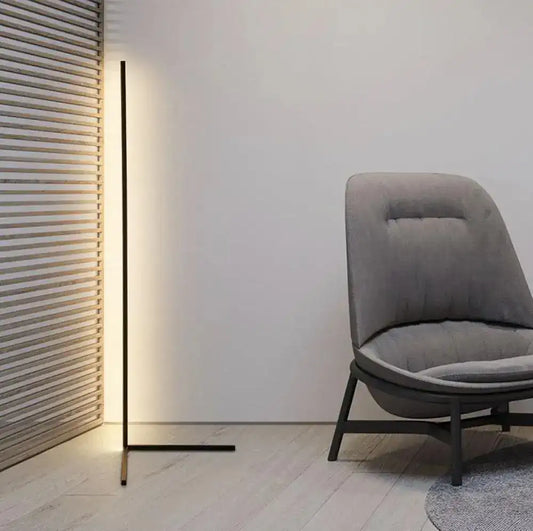 Smart Corner Floor Lamp - LED Light with App & Remote Control