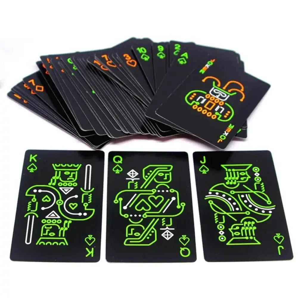 Fluorescent Glow Playing Cards