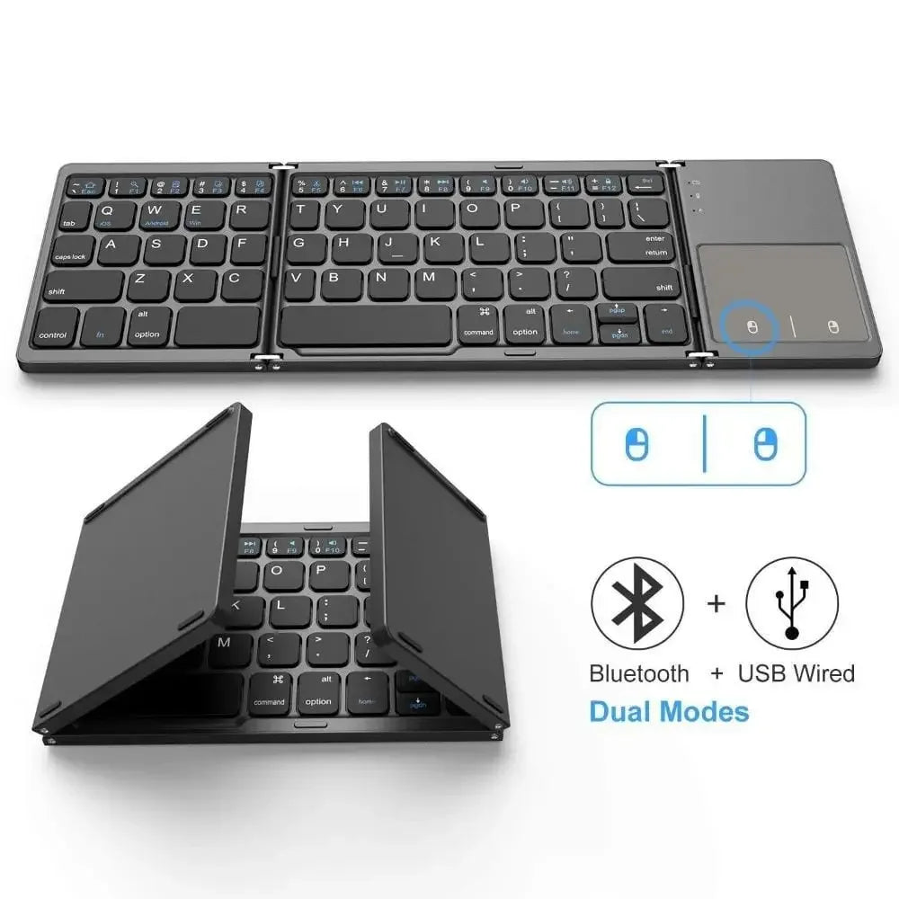 Foldable Bluetooth USB Charging Keyboard