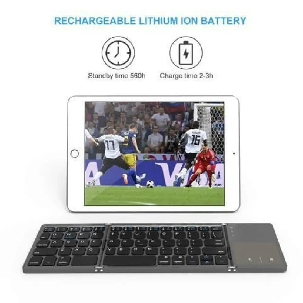 Foldable Bluetooth USB Charging Keyboard