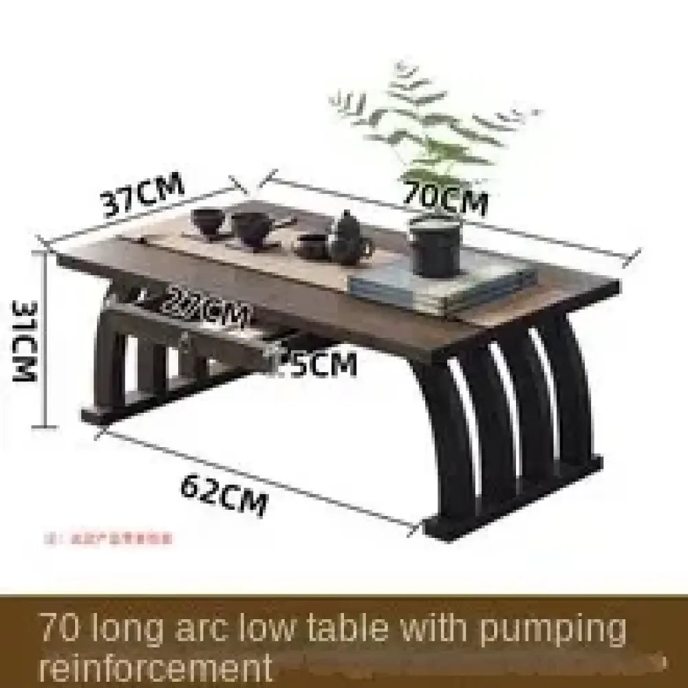 Foldable Low Tea Table – Japanese Tatami Bamboo Kang Table Bay Window
