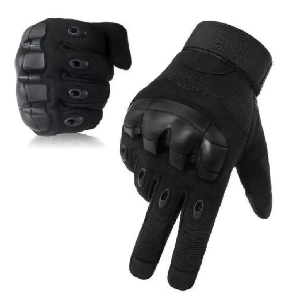 Full Finger Tactical Gloves for Men | Non-Slip Rubber Protection, Touch Screen Compatible