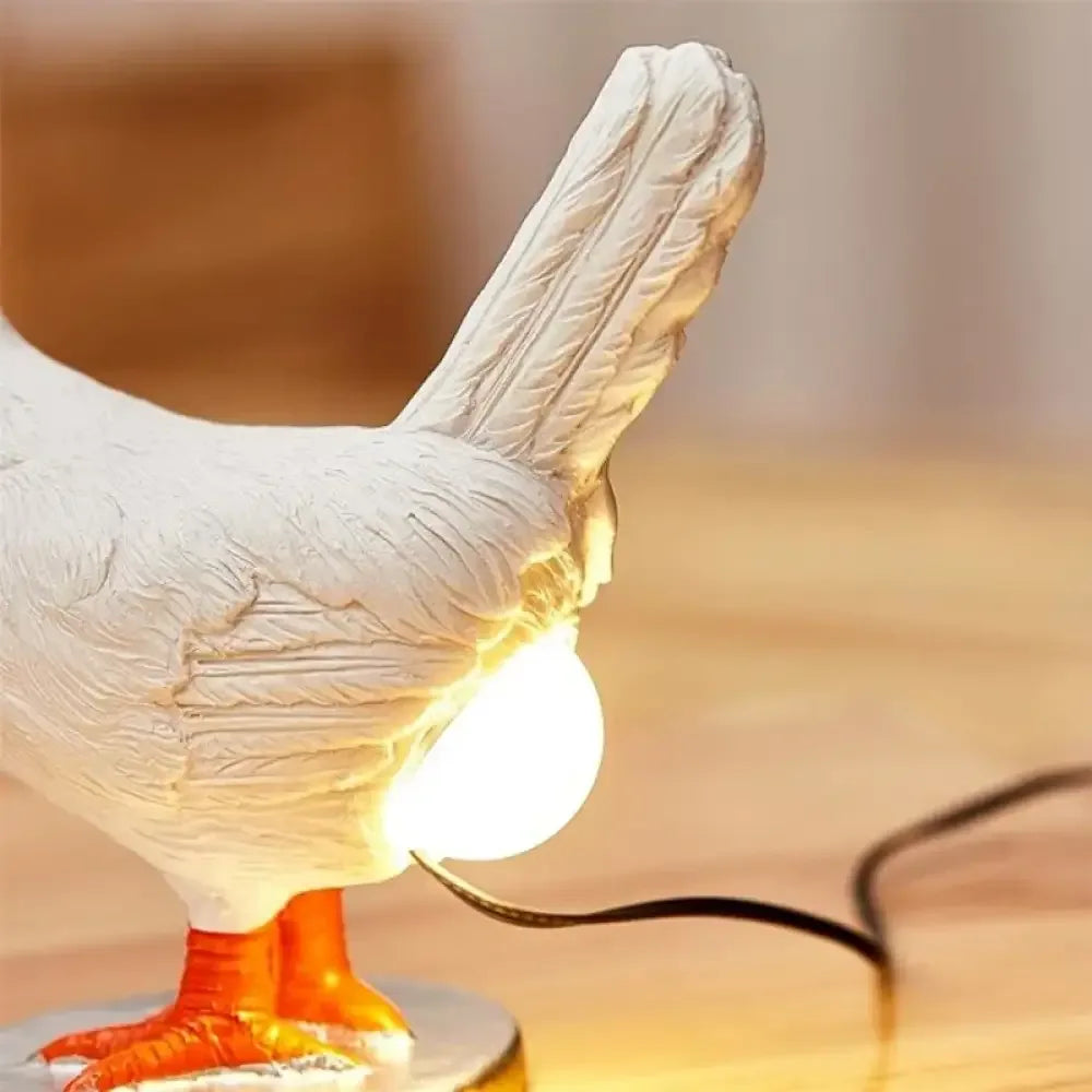 Funny Simulated Animal Chick Night Light LED Table Lamp Easter Home Decor