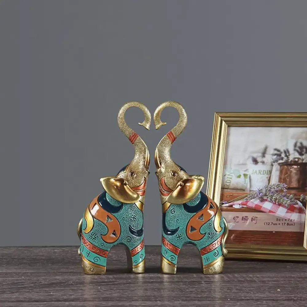 Good Luck Elephant Statue Decorations For Home