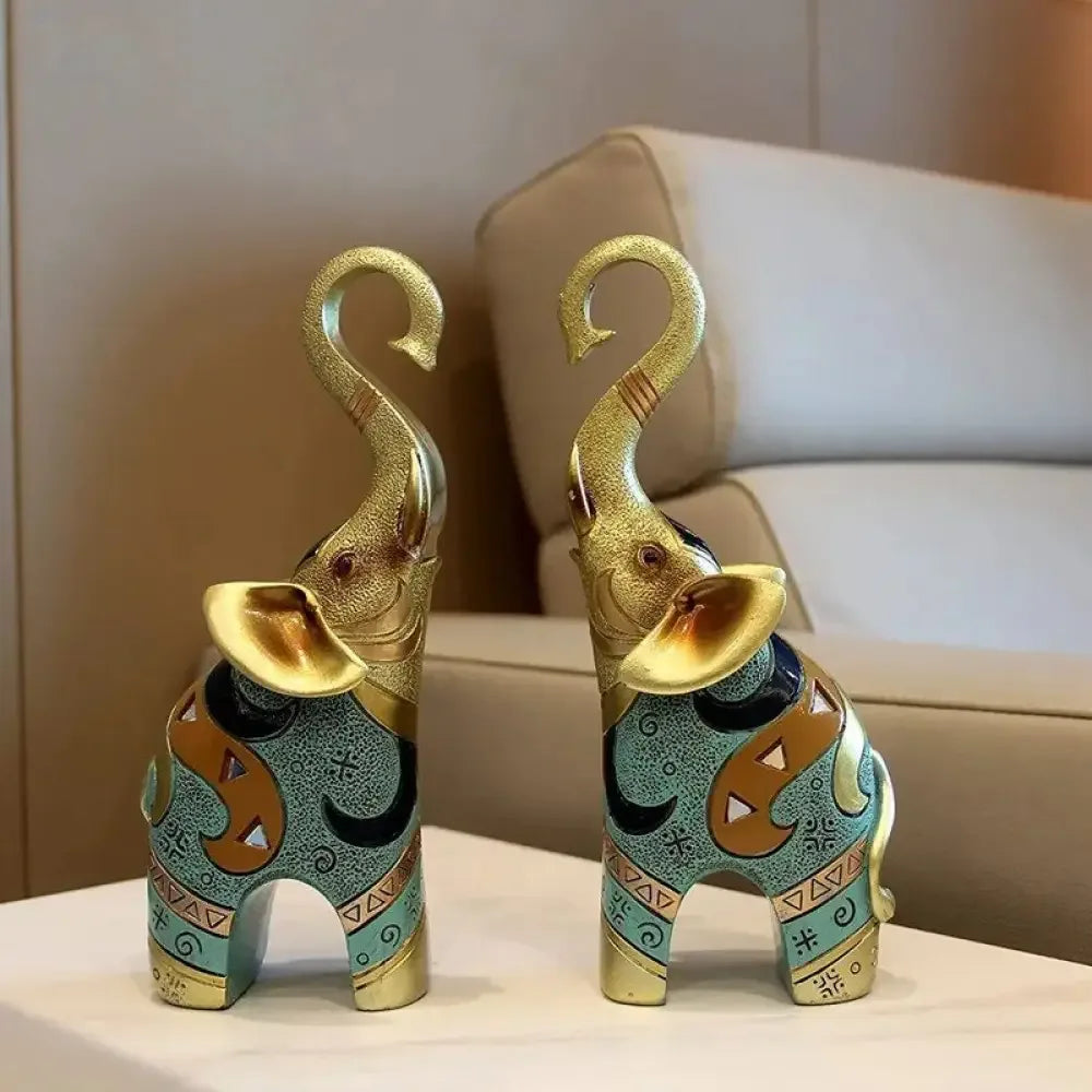 Good Luck Elephant Statue Decorations For Home