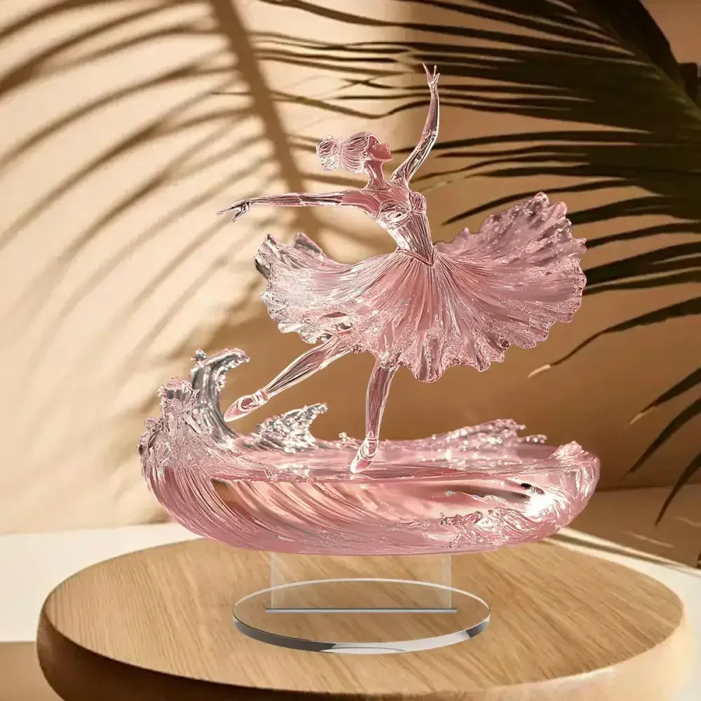 Graceful Ballet Dancer Statue Elegant Tabletop Decor Gift Dancers