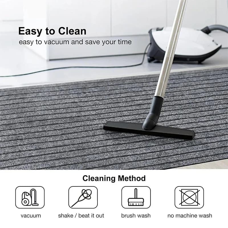 DIY Self-Adhesive Striped Carpet Runner