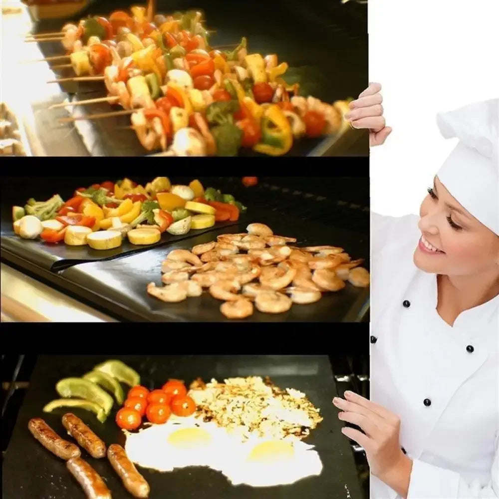 Grill Mat Non-Stick BBQ Grill Mats (5 pcs)
