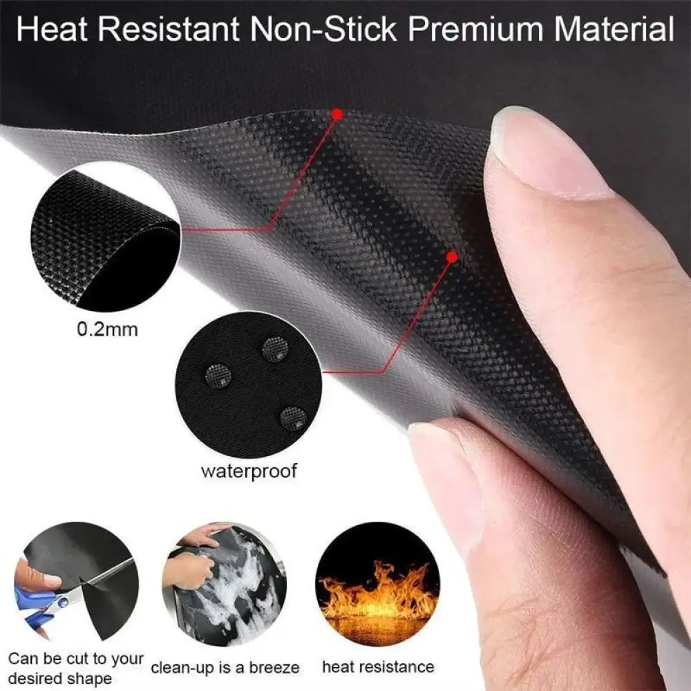 Grill Mat Non-Stick BBQ Grill Mats (5 pcs)