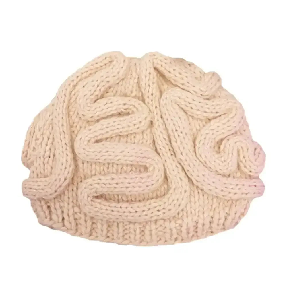 Handmade Knitted Spoof Halloween Brain Hat