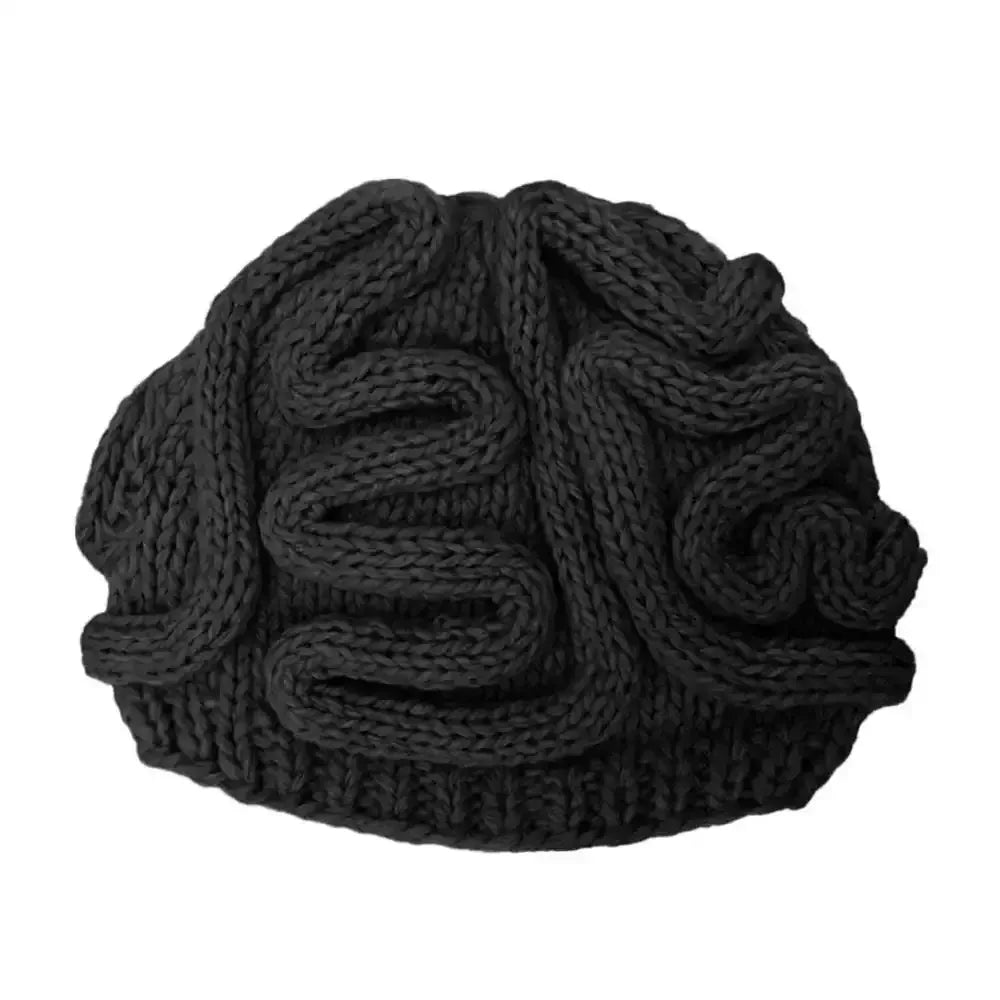 Handmade Knitted Spoof Halloween Brain Hat