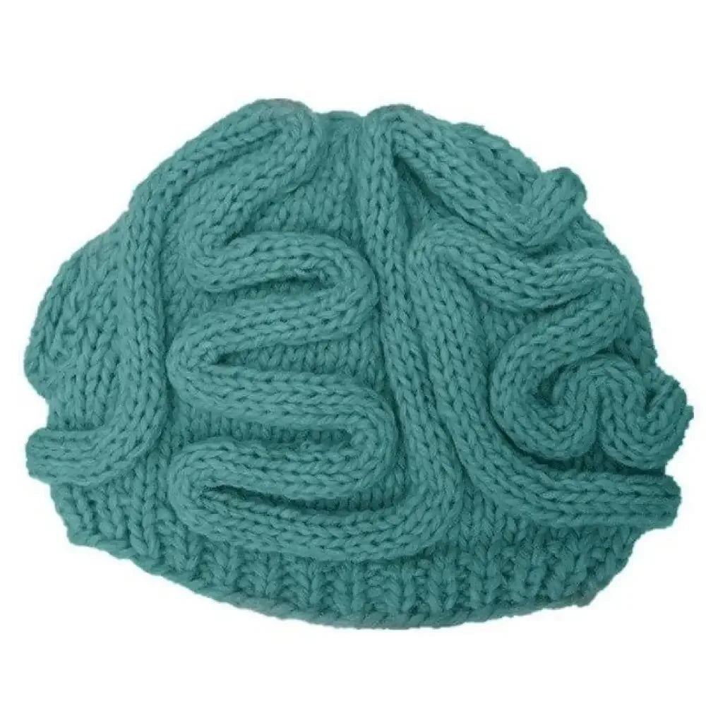 Handmade Knitted Spoof Halloween Brain Hat