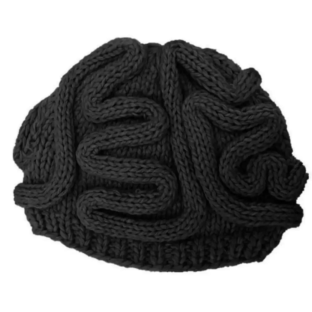 Handmade Knitted Spoof Halloween Brain Hat