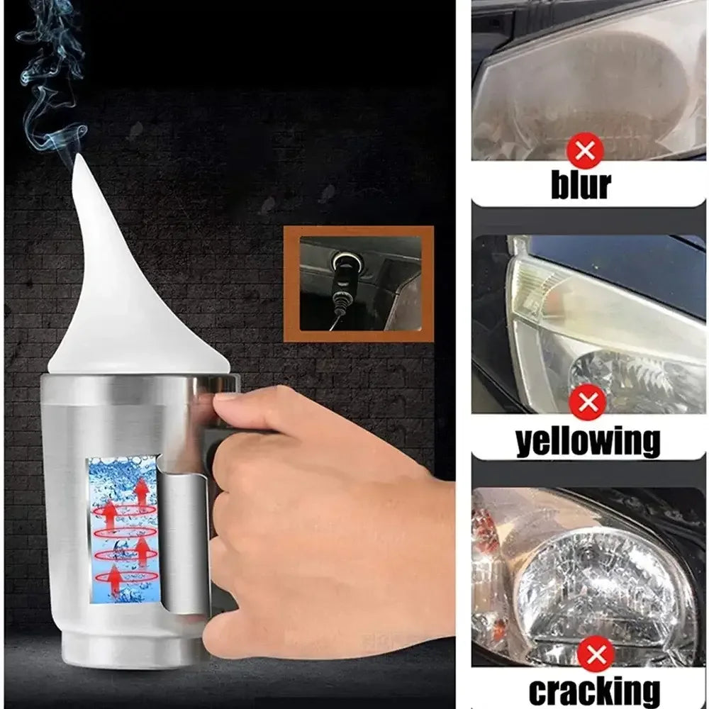 Headlight Restoration Kit – Auto Headlight Polishing & Renovation Set with 300ml Repair Agent