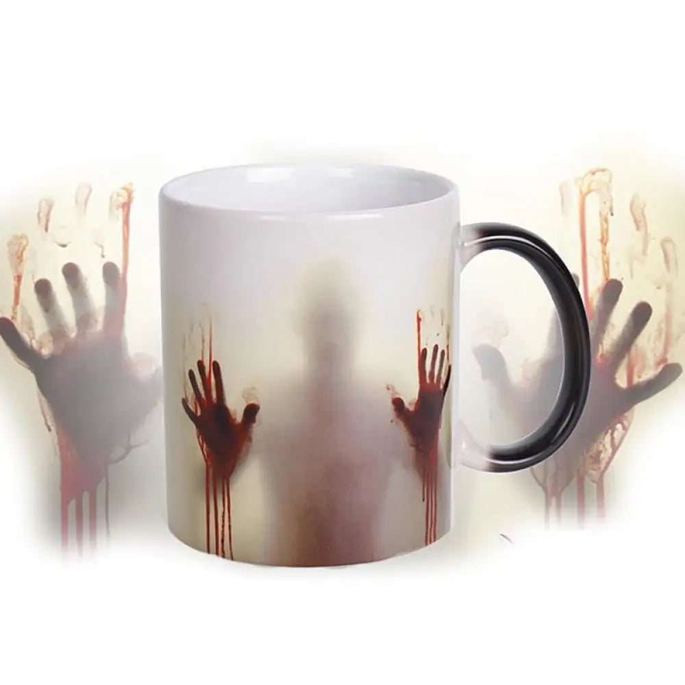 Heat-Reacting Undead Color Changing Mug
