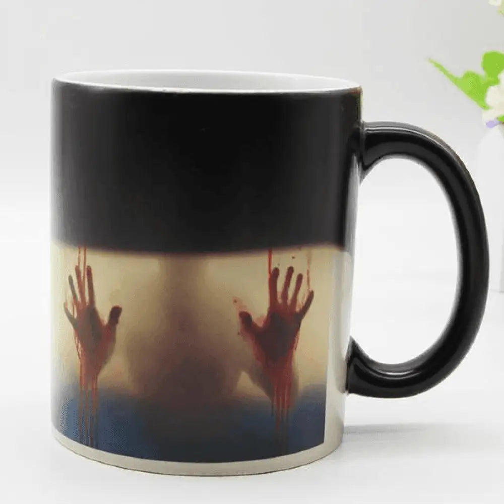Heat-Reacting Undead Color Changing Mug