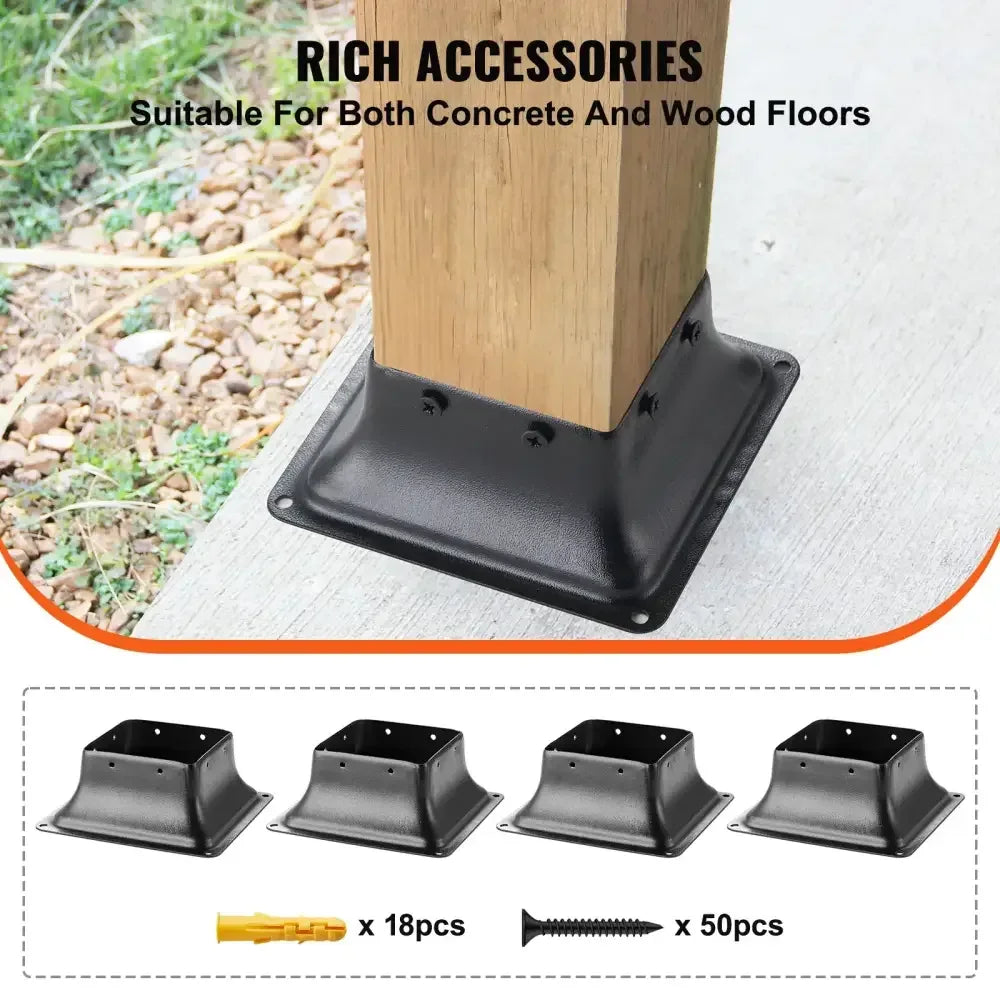 Heavy-Duty Steel Deck & Railing Support