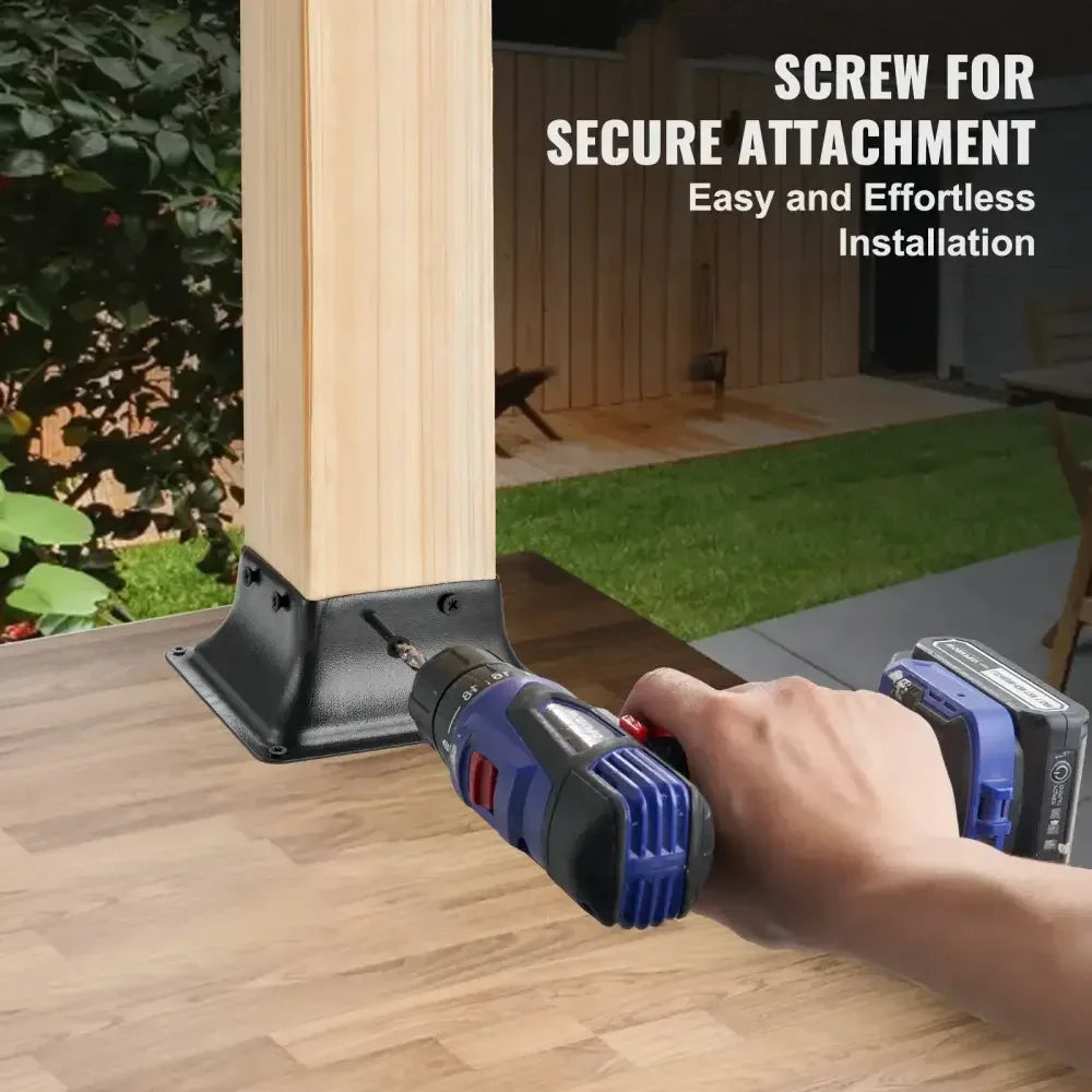 Heavy-Duty Steel Deck & Railing Support