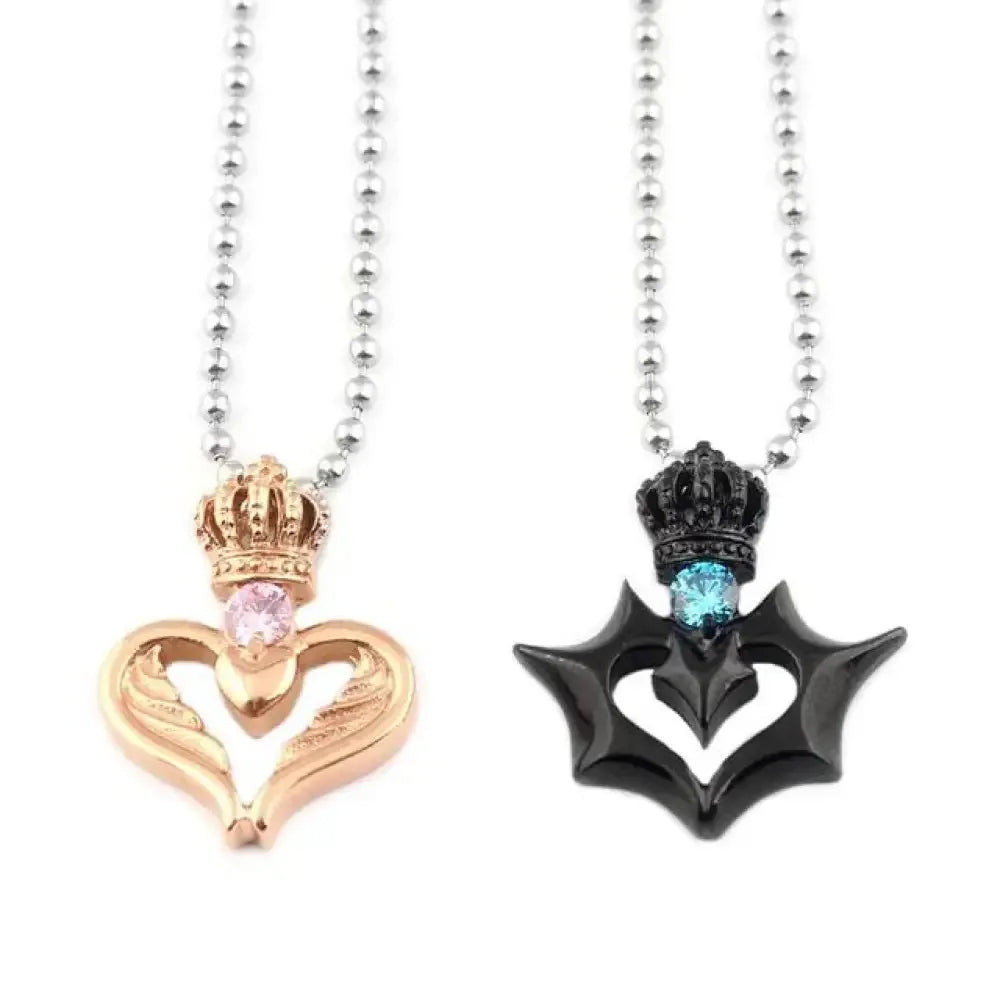 Her King His Queen Couple Necklace