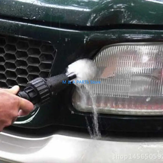 Water-Powered Spinning Detail Brush – Hydraulic Car & Home Cleaner