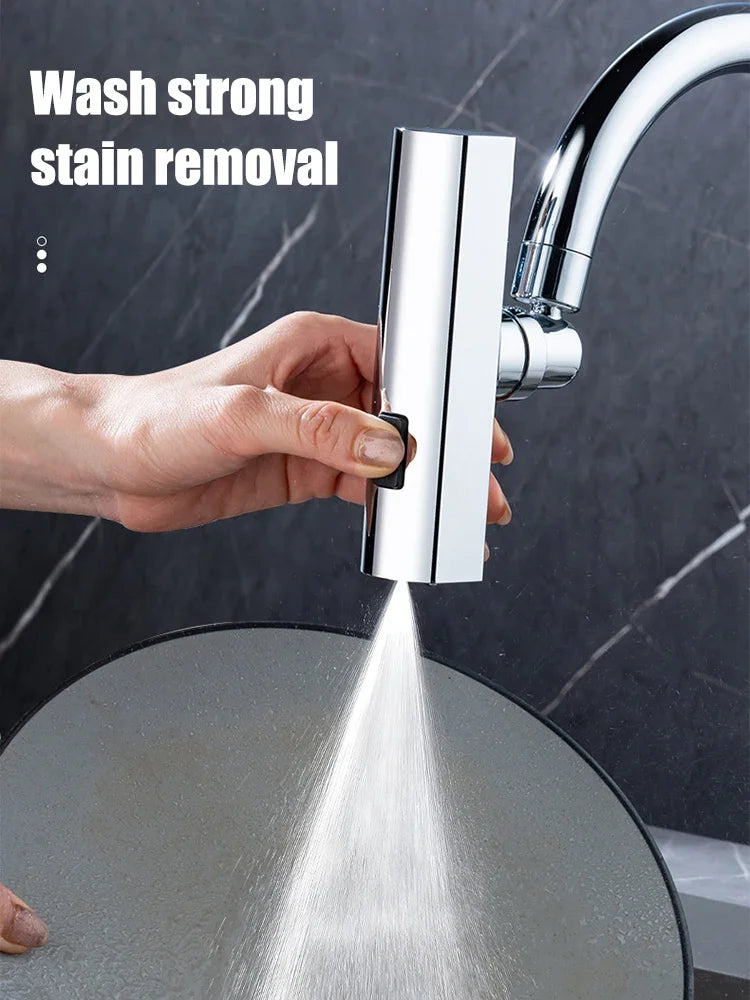 Waterfall Kitchen Faucet Sprayer Head 3-Mode Stream & Filter Nozzle