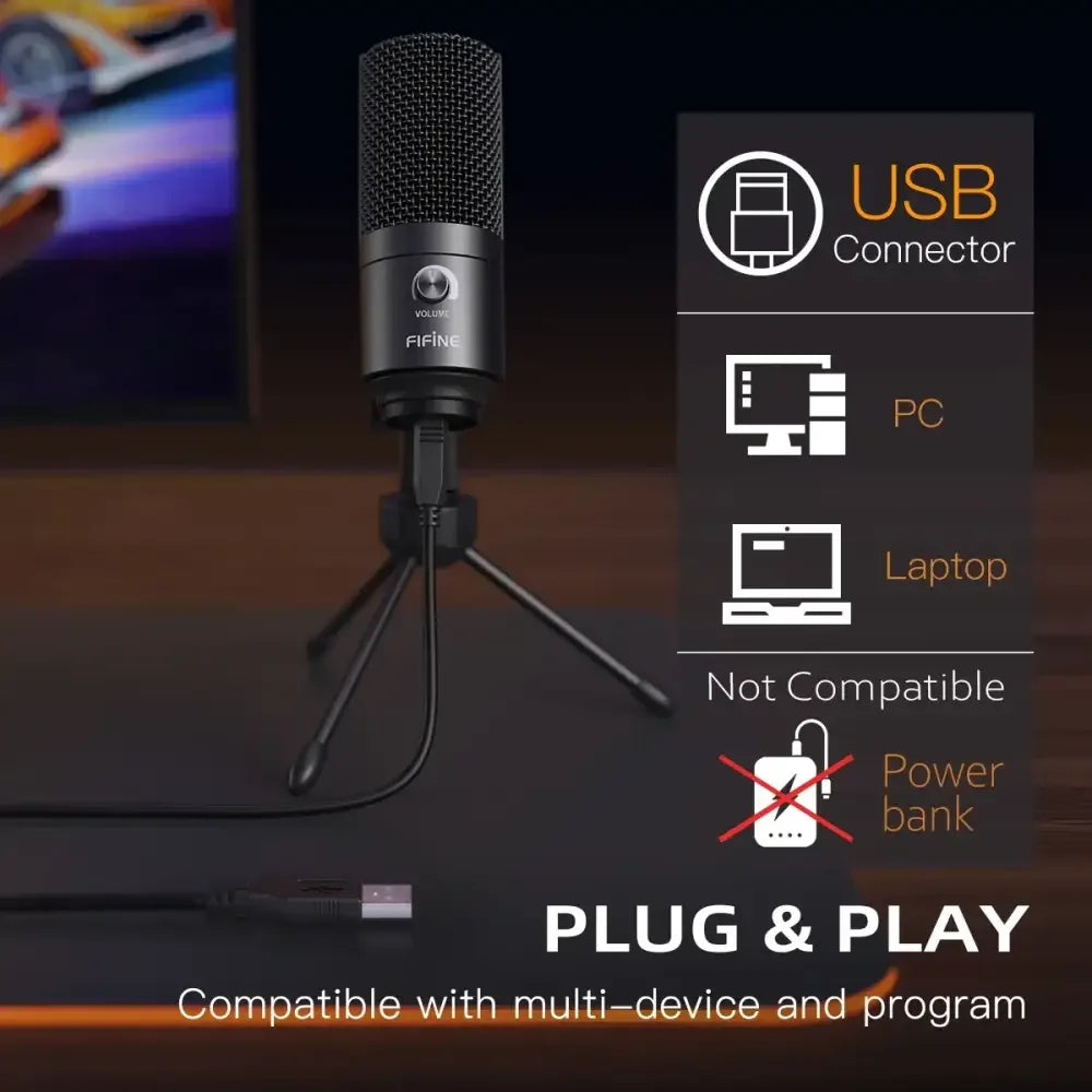 High Quality USB Microphone For Laptop Pc Recording