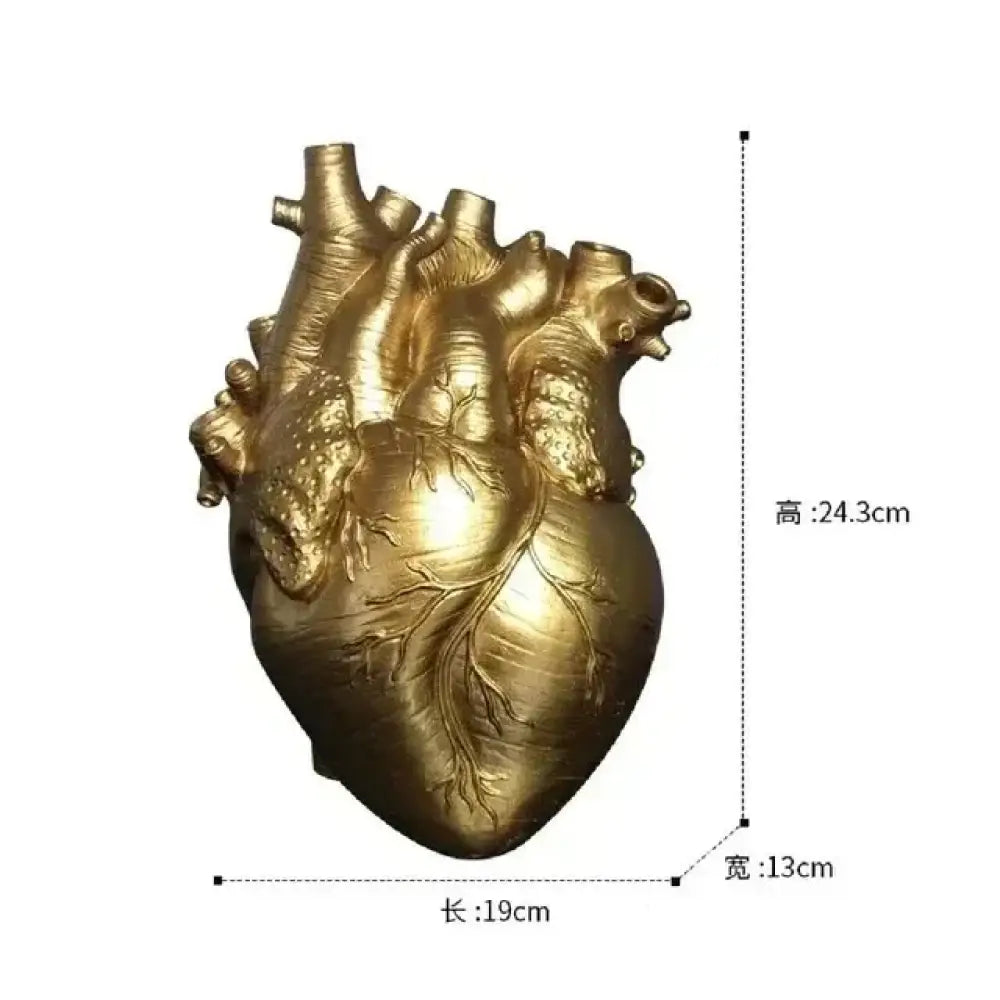Human Heart Inspired Dry Flower Pot