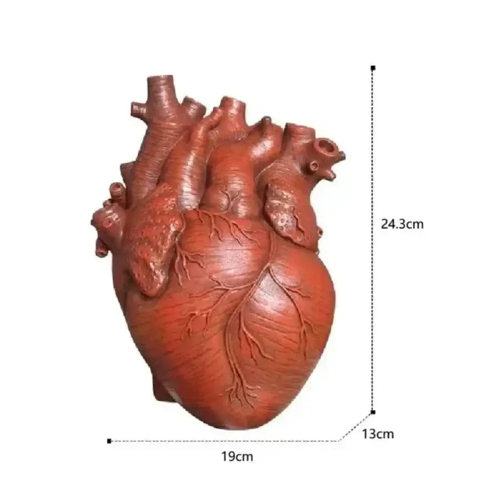 Human Heart Inspired Dry Flower Pot