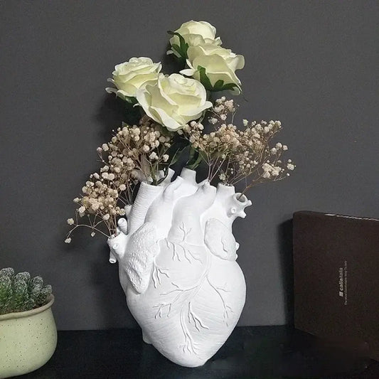 Human Heart Inspired Dry Flower Pot