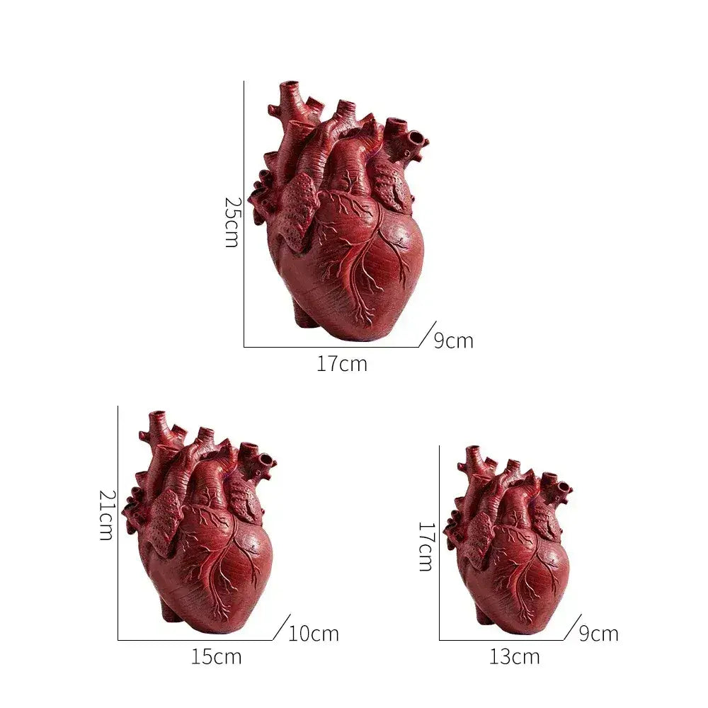 Human Heart Inspired Dry Flower Pot
