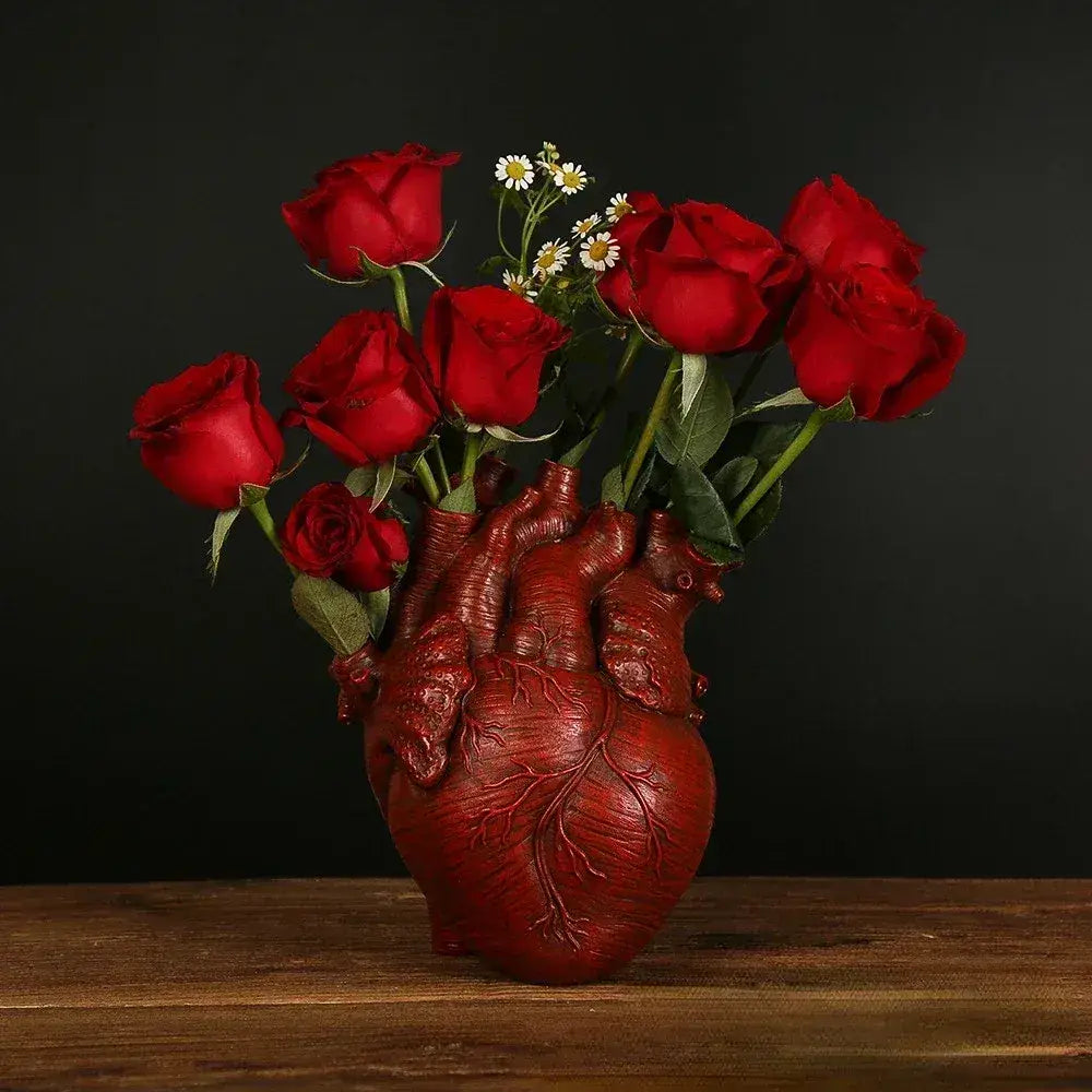 Human Heart Inspired Dry Flower Pot