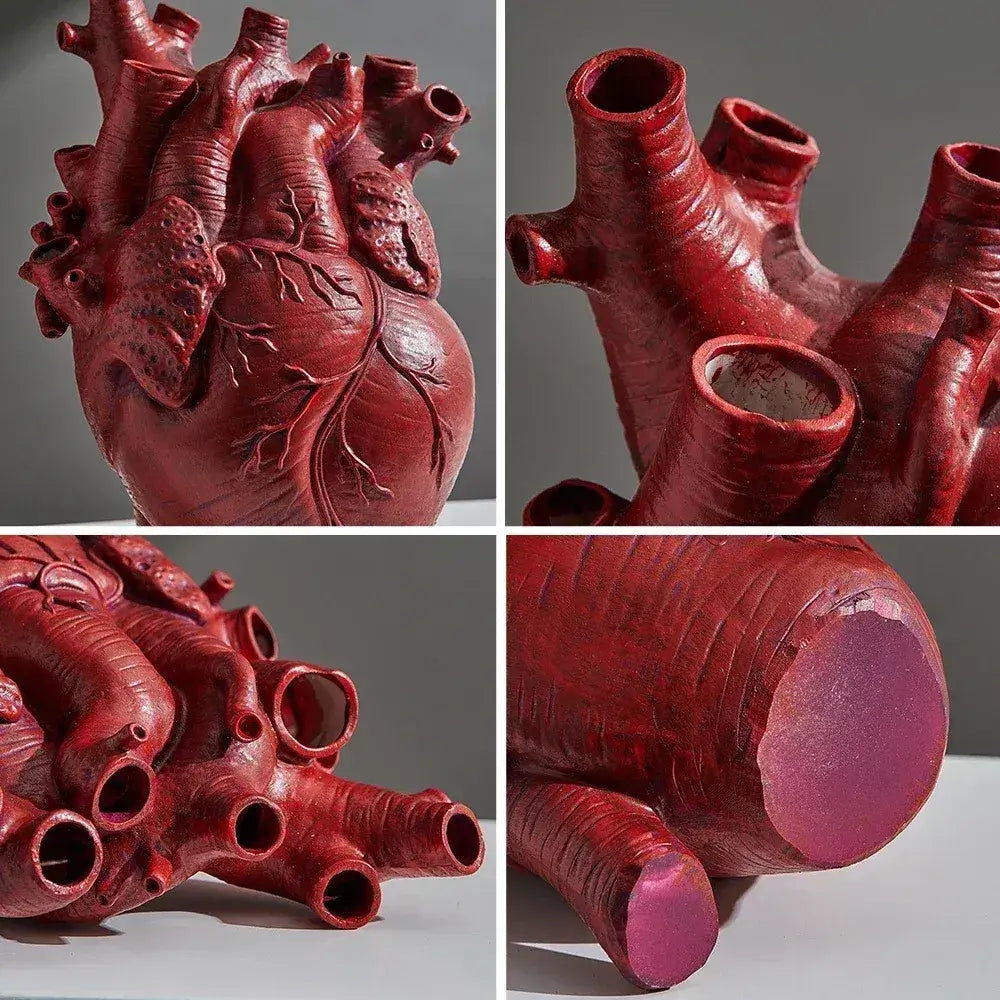 Human Heart Inspired Dry Flower Pot