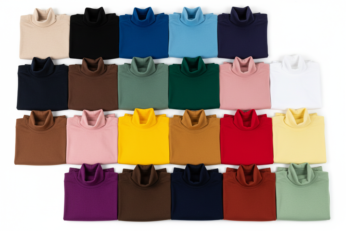 Ultra-Soft Thermal Turtleneck Jumper – 19 Colors, One Size