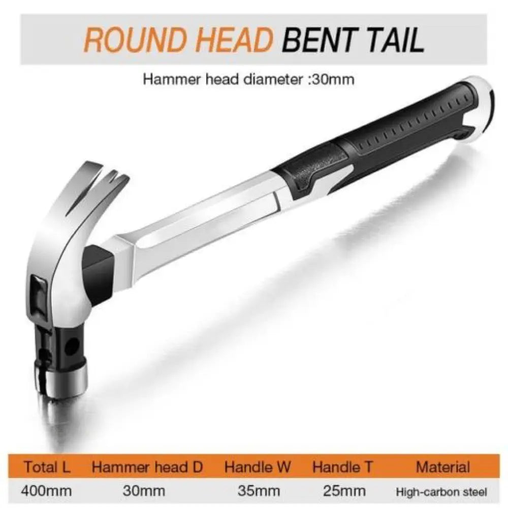 Improved Claw Hammer With Magnetic Nail Starter