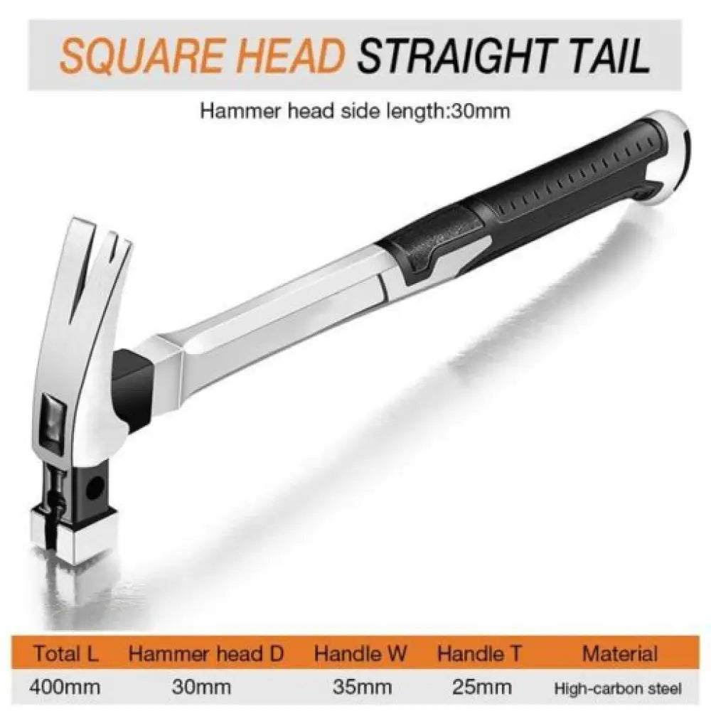 Improved Claw Hammer With Magnetic Nail Starter