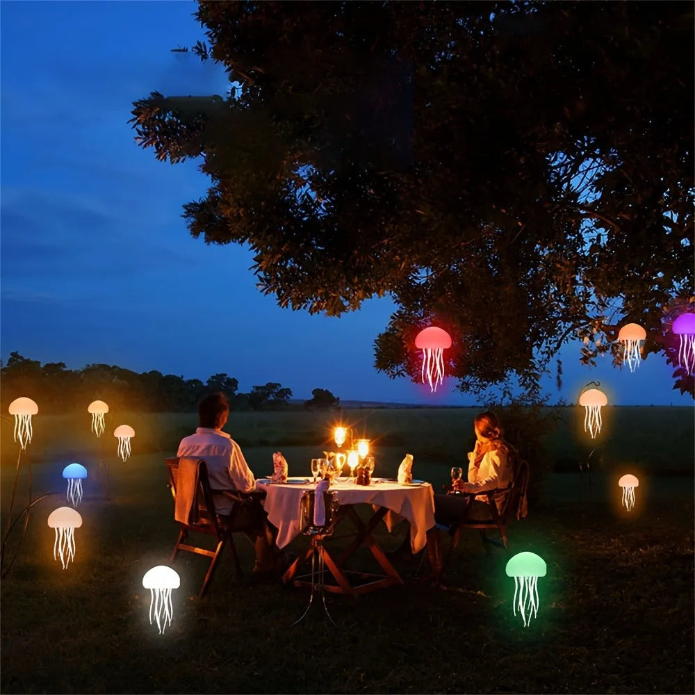Bionic Jellyfish Lamp – Voice Control Dancing RGB Night Light