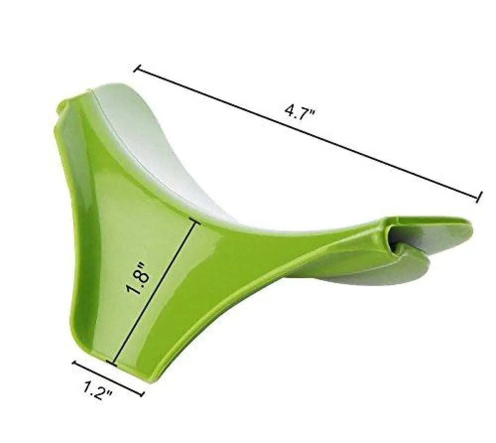 Kitchen Funnel with Anti-Splash Edge & Liquid Streamer Spout – Anti-Spill Pouring Tool