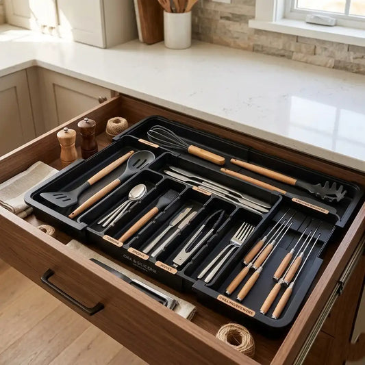 Expandable Cutlery Tray Kitchen Drawer Organizer