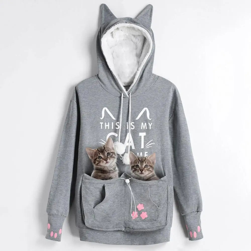 Kitty Pocket Hoodie