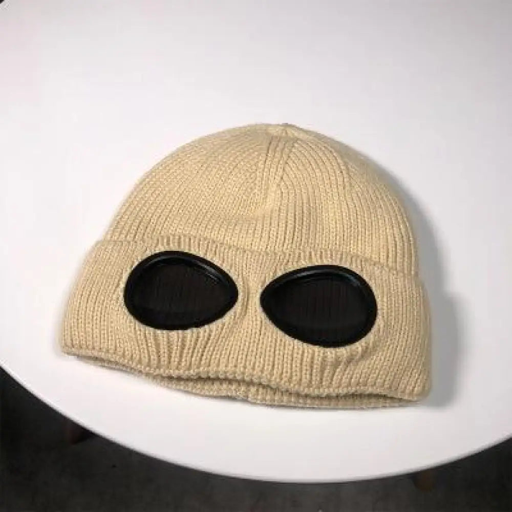Knitted Hat With Glasses