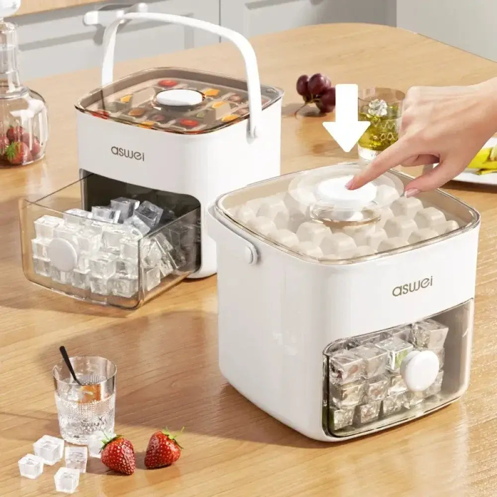 Large Ice Cube Mold with Storage Box