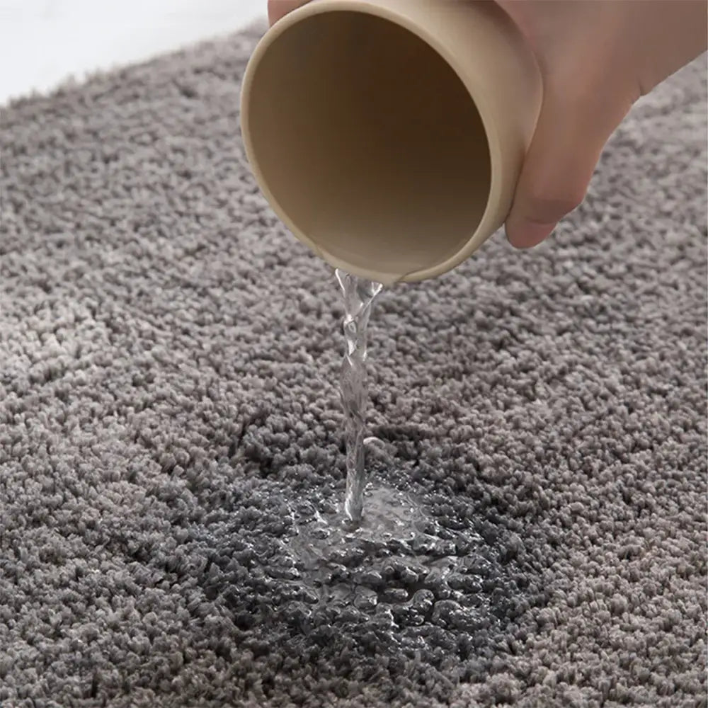 Large Furry Absorbent Bath Mat – Non-Slip Shower & Entrance