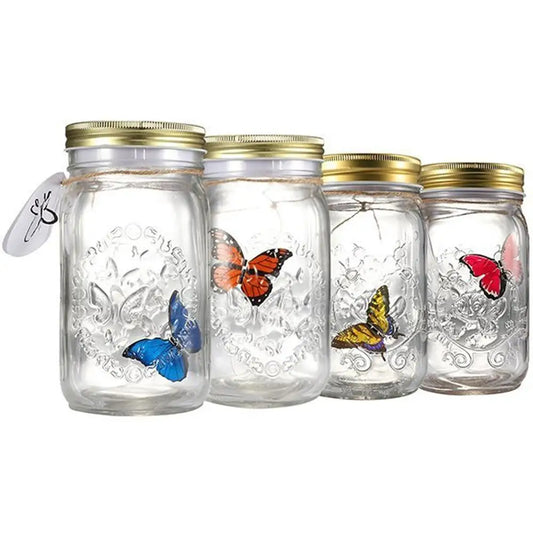 LED Animated Butterfly Jar