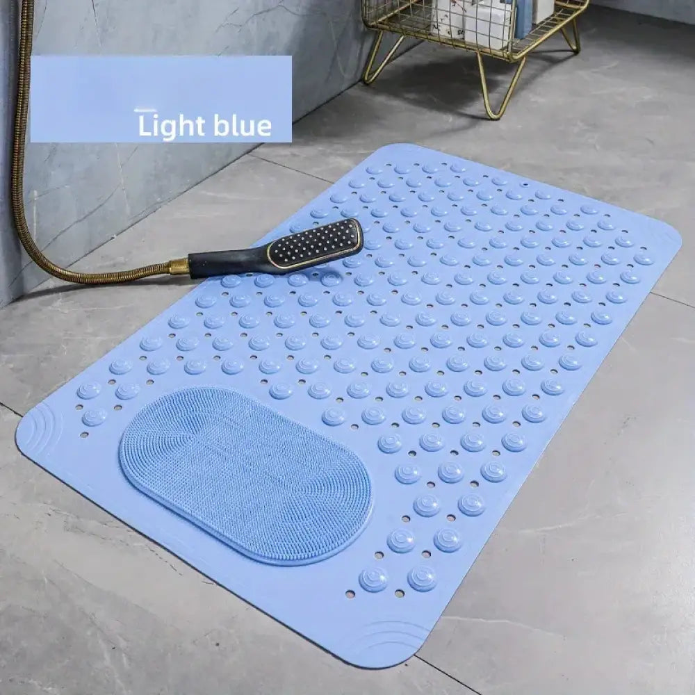 Non-Slip PVC Bath Mat – Massage Nubs Polka Dot Safety Rug 0.8cm Thick