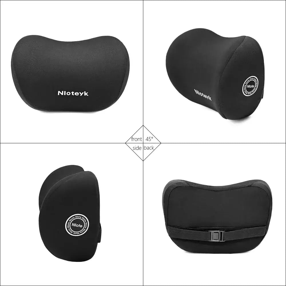 Memory Foam Car Neck Cushion & Lumbar Support – Universal Car Seat Pillow Set