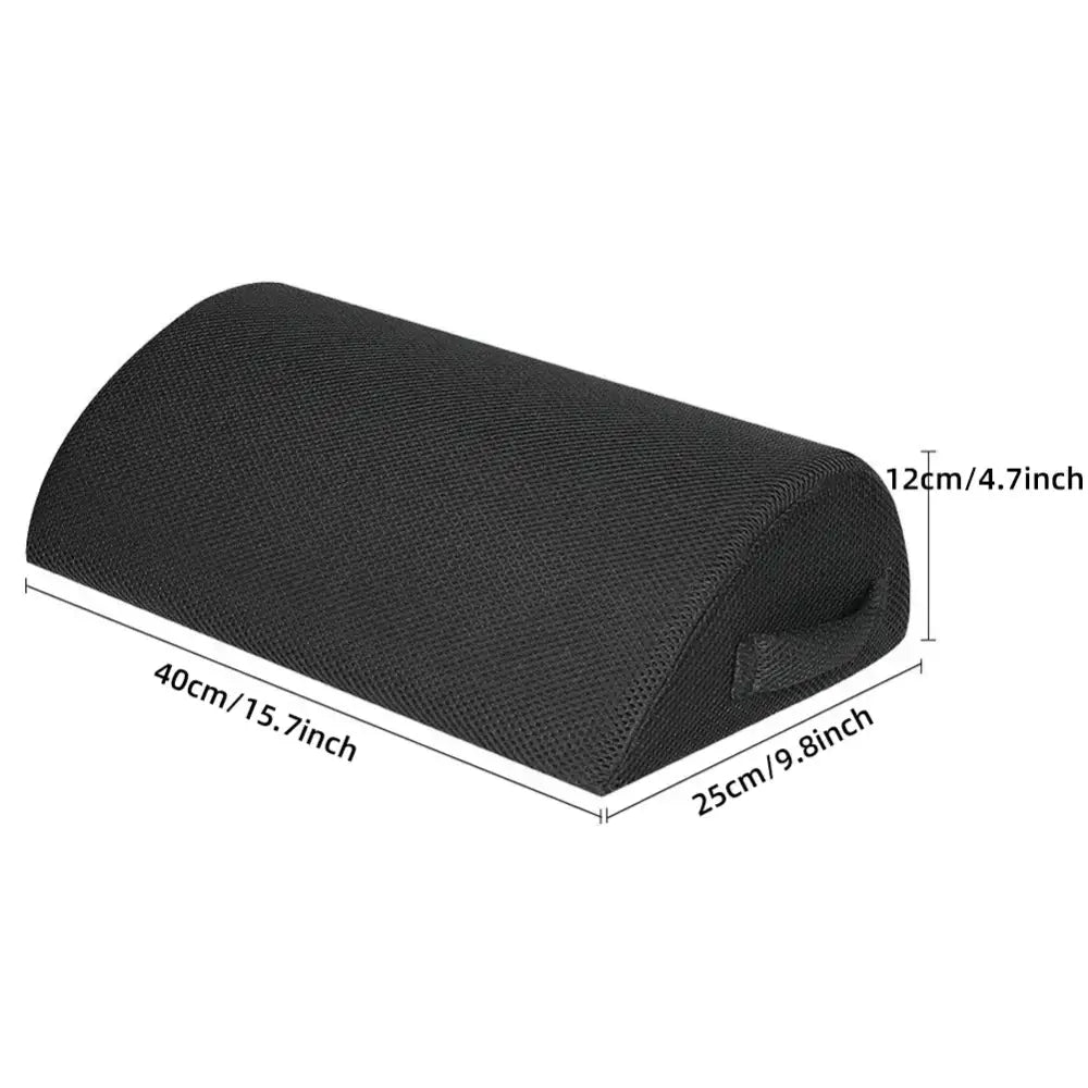 Memory Foam Office Footrest – Ergonomic Under Desk Footstool Cushion for Home, Gaming & Office Comfort