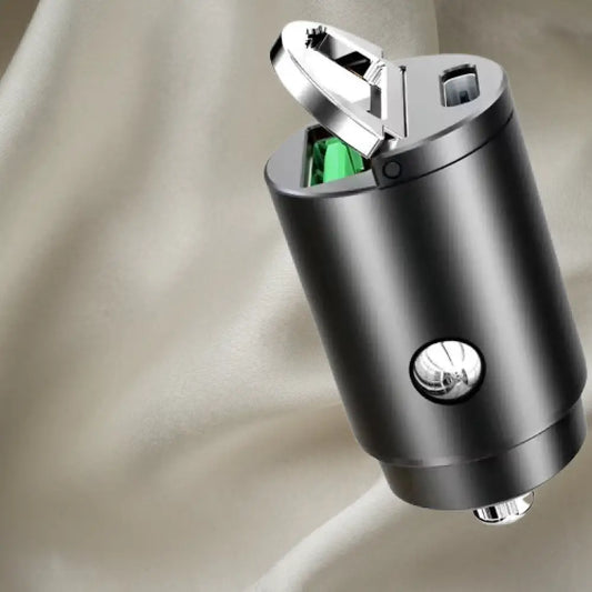 Mini Car Charger – 12-24V Fast Charging USB Type-C Car Adapter for Xiaomi, Samsung, Huawei & iPhone