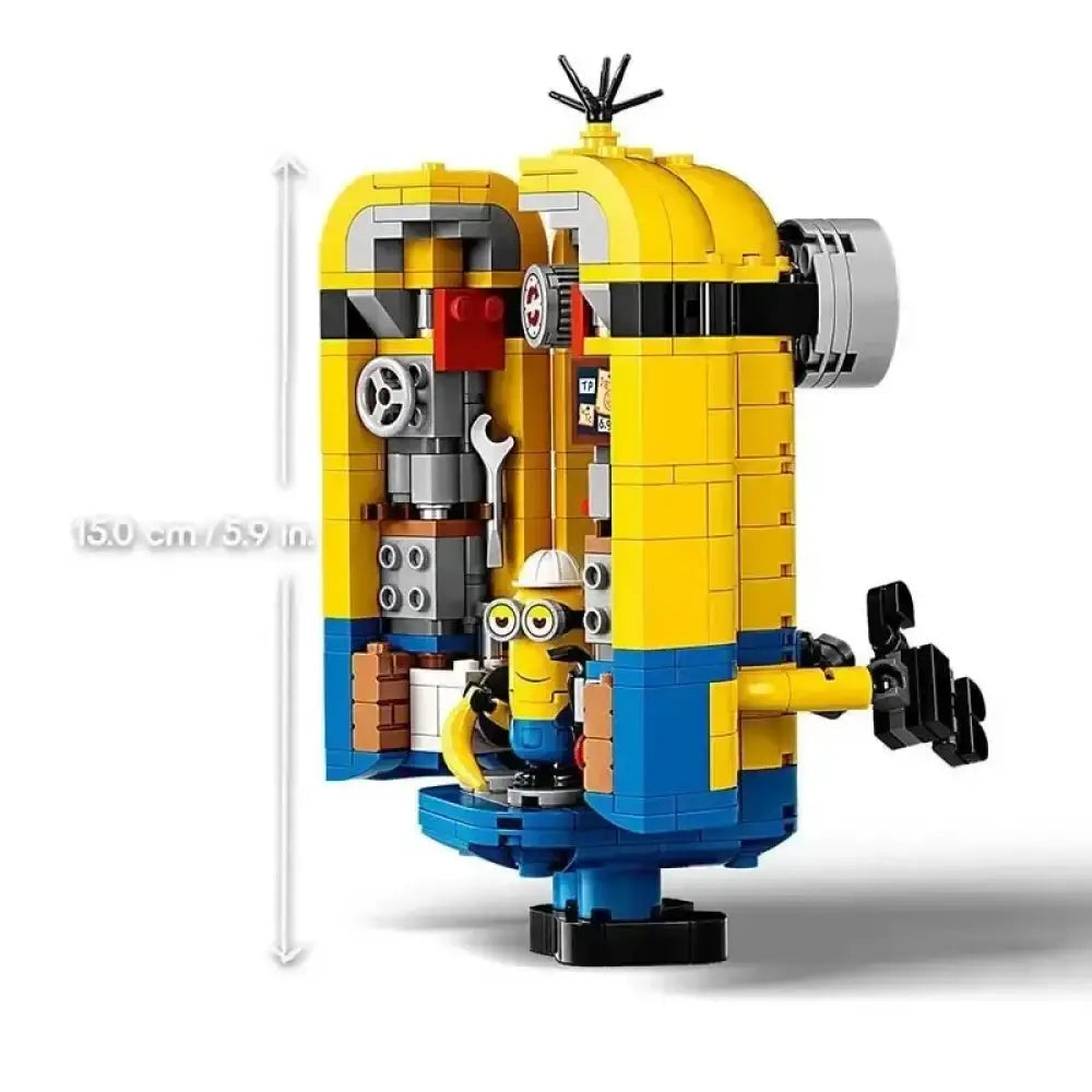 Minion Building Block Brick Set DIY Model Decorations Compatible for Kids